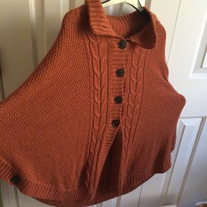 Merona Red Coat Cape